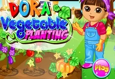 Dora Games, Dora Vegetable Garden, Games-kids.com