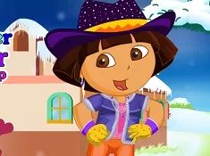 Dora Games, Dora Winter Explorer Dress Up, Games-kids.com