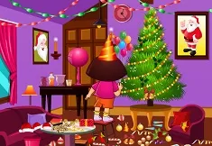 Dora Games, Dora Xmas Room Cleaning, Games-kids.com