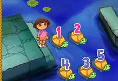 Dora Games, Dora's Number Pyramid Adventure, Games-kids.com