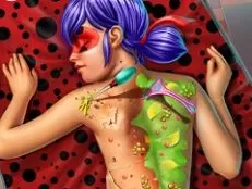 Spa Games, Dotted Girl Back Treatment, Games-kids.com