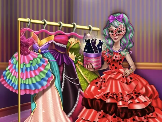 Girl Games, Dove Carnival Dolly Dress Up, Games-kids.com