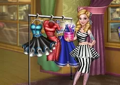 Girl Games, Dove Pinup Dolly Dress, Games-kids.com