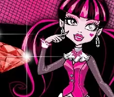 Monster High Games, Draculaura Jewel Match, Games-kids.com