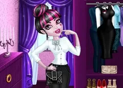 Monster High Games, Draculaura Office Outfit, Games-kids.com