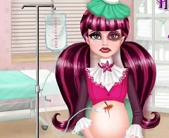 Monster High Games, Draculaura Pregnant Ambulance, Games-kids.com
