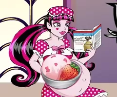 Monster High Games, Draculaura Pregnant Ice Cream, Games-kids.com