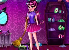 Monster High Games, Draculaura Room Cleaning, Games-kids.com