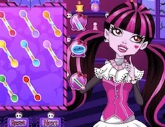 Monster High Games, Draculaura Sparkling Lipstick, Games-kids.com