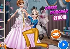 Frozen  Games, Dress Designer Studio 2, Games-kids.com