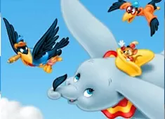 Animal Games, Dumbo and Birds Puzzle, Games-kids.com