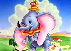 Puzzle Games, Dumbo and Friends Puzzle, Games-kids.com