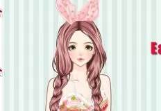 Girl Games, Easter Bunny Anime Version, Games-kids.com