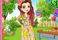 Girl Games,  Easter Spring Style, Games-kids.com