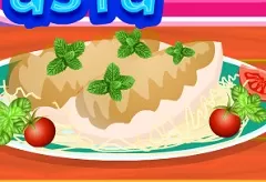 Cooking Games, Easy to Cook Angel Chicken Pasta, Games-kids.com