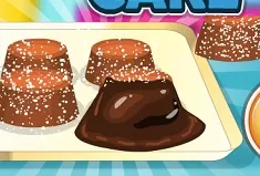 Cooking Games, Easy to Cook Molten Chocolate Cake, Games-kids.com