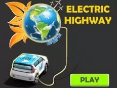 Cars Games, Electric Highway, Games-kids.com