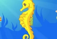 Animal Games, Elegant Seahorse, Games-kids.com