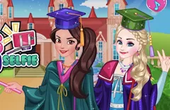 Princess Games, Elena Graduation Selfie, Games-kids.com