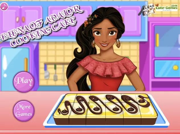 Elena of Avalor Games, Elena of Avalor Cake Cooking, Games-kids.com