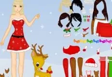 Christmas Games, Elf and Rudolf Dress Up, Games-kids.com