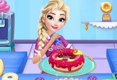 Frozen  Games, Eliza Donuts Shop, Games-kids.com