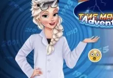 Frozen  Games, Eliza Time Machine Adventure, Games-kids.com