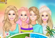 Barbie Games, Ellie 4 Seasons Fashion, Games-kids.com