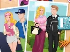 Barbie Games, Ellie and Ben Fashion Couple, Games-kids.com