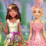 Barbie Games, Ellie and Friends Floral Outfits, Games-kids.com