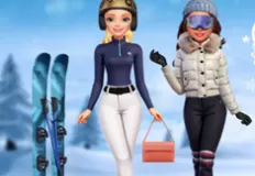 Dress Up Games, Ellie and Friends Ski Fashion, Games-kids.com