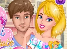 Barbie Games, Ellie First Date, Games-kids.com