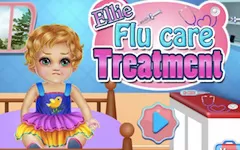 Doctor Games, Ellie Flu Care Treatment, Games-kids.com
