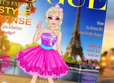 Frozen  Games, Ellie Magazine Cover Star, Games-kids.com