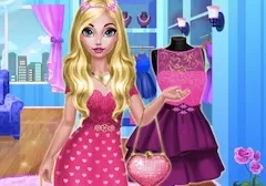 Frozen  Games, Ellie Pink Dress, Games-kids.com