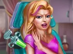 Barbie Games, Ellie Vaccines Injection, Games-kids.com