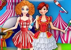 Frozen  Games, Elsa and Anna Going to Circus, Games-kids.com