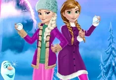 Frozen  Games, Elsa and Anna Winter Fun, Games-kids.com