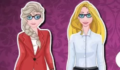 Princess Games, Elsa and Rapunzel Interview Outfit, Games-kids.com