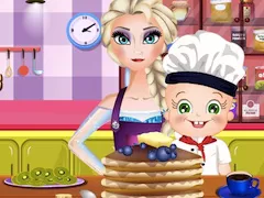 Baby Games, Elsa and Rosy Pancakes, Games-kids.com