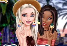 Princess Games, Elsa and Tiana Summer Greatest Hits, Games-kids.com