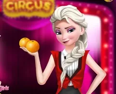 Frozen  Games, Elsa at the Circus, Games-kids.com