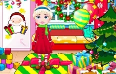 Frozen  Games, Elsa Baby Celebrate Christmas, Games-kids.com