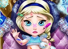 Frozen  Games, Elsa Baby Injured, Games-kids.com