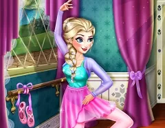 Frozen  Games, Elsa Ballet Rehearsal, Games-kids.com