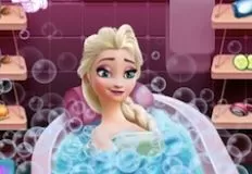 Frozen  Games, Elsa Beauty Bath, Games-kids.com
