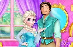 Frozen  Games, Elsa Becomes Rapunzel, Games-kids.com