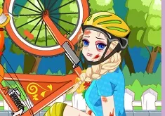 Frozen  Games, Elsa Bicycle Accident Doctor, Games-kids.com