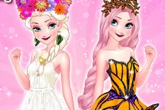 Frozen  Games, Elsa Butterfly Queen, Games-kids.com