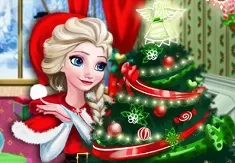 Frozen  Games, Elsa Christmas Home, Games-kids.com